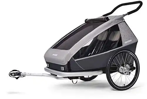 Fahrradanhänger Croozer Unisex – Erwachsene Keeke , grau