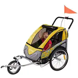 Fahrradanhänger Froggy Kinder 360° Drehbar mit Federung