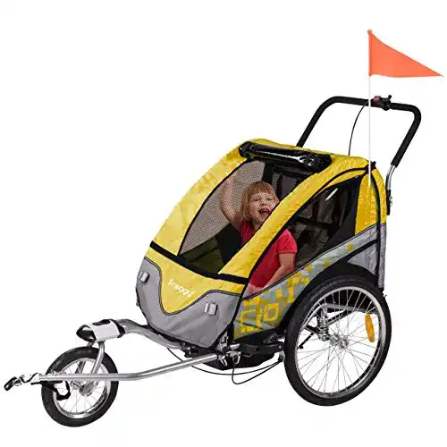 Die beste Fahrradanhänger Froggy Kinder 360° Drehbar mit Federung 2026 Test Bestseller Fahrradanhänger Froggy Kinder 360° Drehbar mit Federung