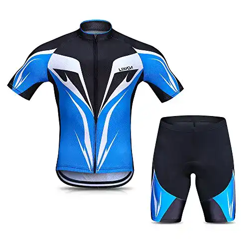 Fahrradbekleidung Lixada Herren Radtrikot Set, Atmungsaktiv