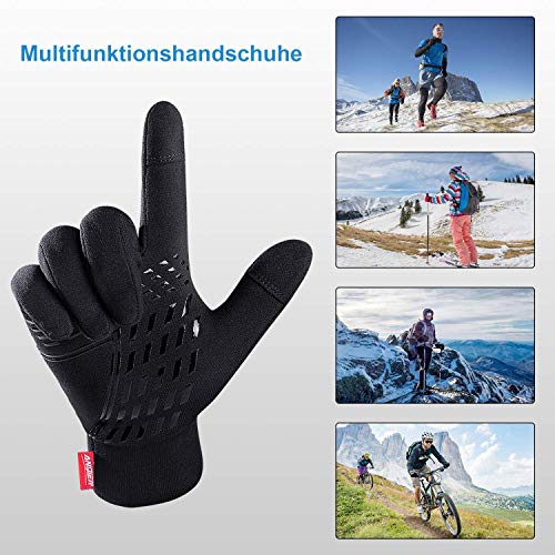 Fahrradhandschuh Winter coskefy Touchscreen Handschuhe Sport