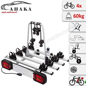 Fahrradträger-Anhängerkupplung (4 Fahrräder) AHAKA AHIRO4