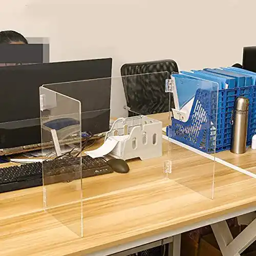 Faltbarer Spuckschutz GXLO Klar Spit Shiled Personal Plexiglas
