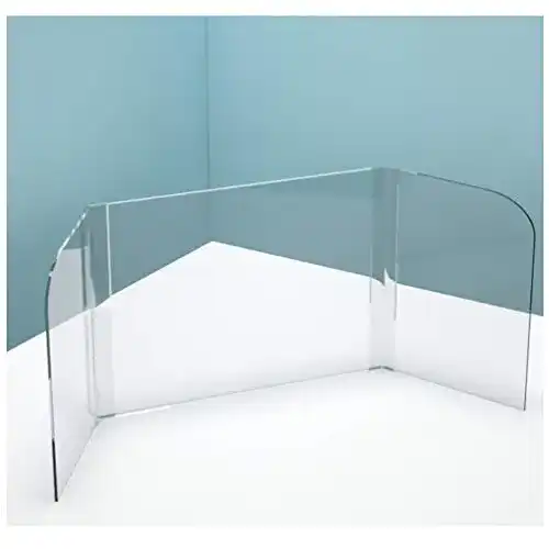 Faltbarer Spuckschutz JIZHENG Spuckschutz Plexiglas, Tragbar