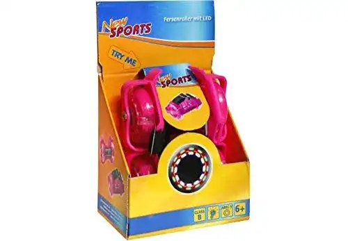 Fersenroller Unbekannt New Sports mit LED, pink