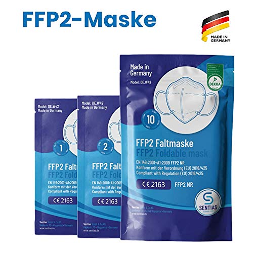 FFP2-10er-Pack SENTIAS GERMAN CARE Sentias FFP2 – 10 Stück