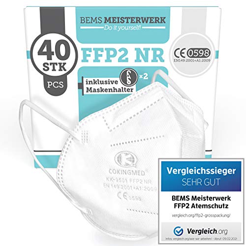 Die beste ffp2 grosspackung bems meisterwerk ffp2 maske 40 stk Bestsleller kaufen