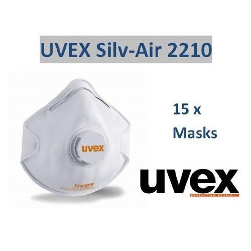FFP2-Maske mit Ventil Uvex 15x 8732210 Einweg-Staubmaske