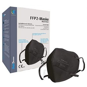 FFP2-Masken Schwarz Fluffy Dreams I FFP2 Partikelfiltrierende 20 St