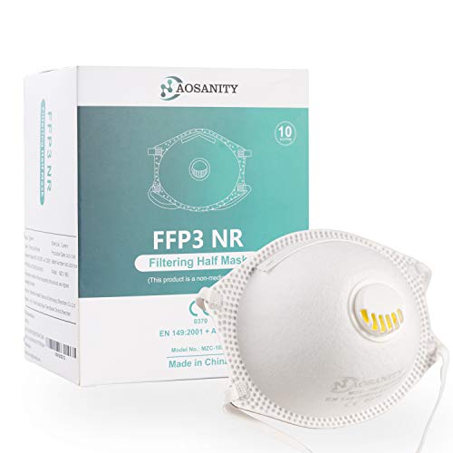FFP3-Maske mit Ventil AOSANITY 10X FFP3 Maske CE Zertifiziert
