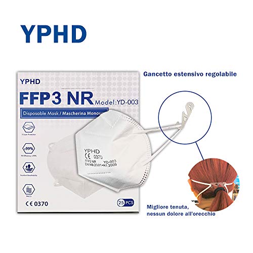 FFP3-Mundschutzmaske YPHD 25 FFP3 Mund- und Nasenschutz