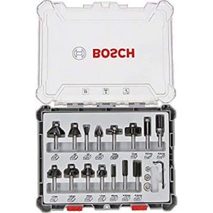 Fräser-Set Bosch Professional 15tlg. Fräser Set 8 mm Schaft