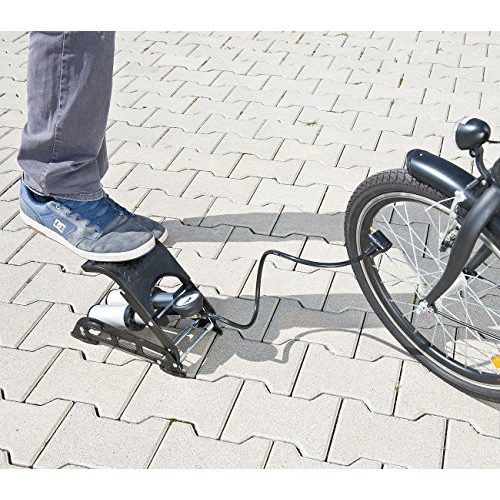 Fußluftpumpe AGT Fahrradpumpe: Hochleistungs- (Velopumpe)