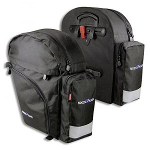Gepäckträgertasche KLICKfix Fahrradtasche Backpack, schwarz, M