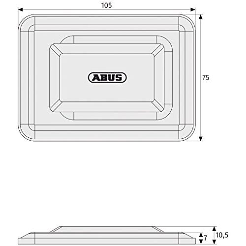 Gitterrostsicherung ABUS GS60 – Schutz für Kellergitter mit Zugstab