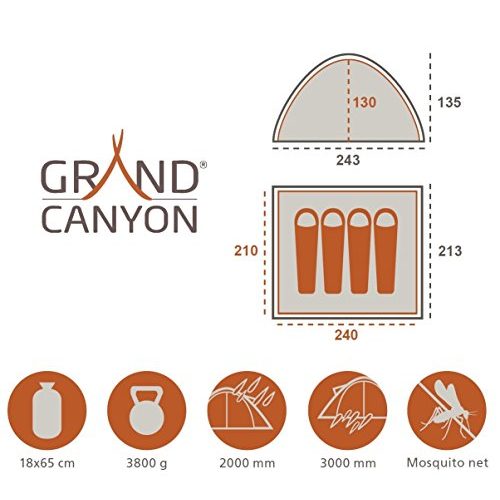 Grand-Canyon-Zelt Grand Canyon Phoenix L Grey