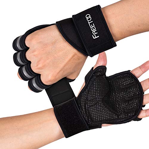 Grip-Pads FREETOO Fitness Handschuhe Atmungsaktive rutschfest