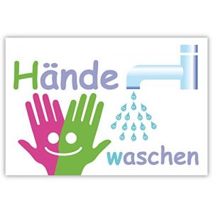 Hände-waschen-Schild SCHILDER HIMMEL Schild 21x15cm