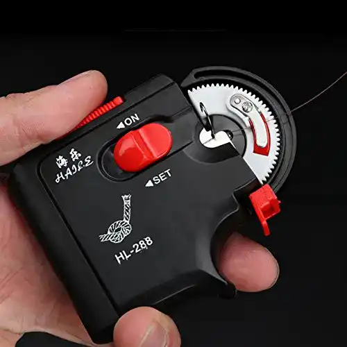 Hakenbindegerät Balight Automatische Angelschnur, Aufwickler