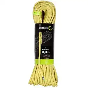 Halbseil EDELRID Bergzeit 8,3 Sting II Dry , gelb, 70m