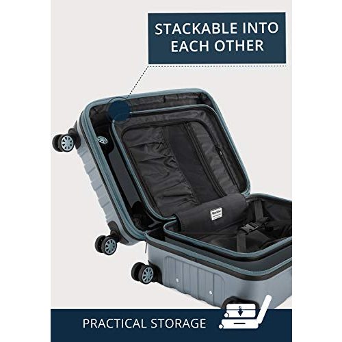 Handgepäck-Koffer SUITLINE Handgepäck Hartschalen-Koffer 34 L