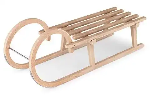 Hörnerschlitten Generisch Holzschlitten 100cm von Flyeralarm