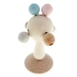 Holzrassel Baby Hess Holzspielzeug 10128443 Rassel aus Holz