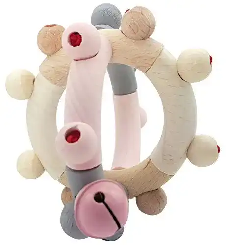 Holzrassel Baby Hess-Spielzeug Hess Holzspielzeug 11107