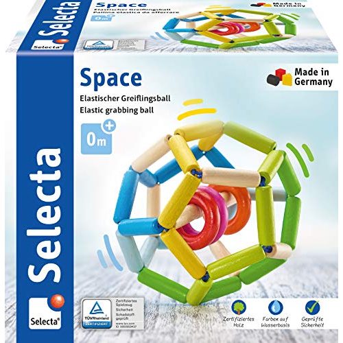 Die beste holzspielzeug baby selecta 61008 space greiflingball 11 cm Bestsleller kaufen