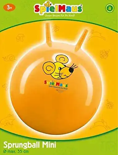 Hüpfball John Spielmaus Outdoor Baby-Sprungball, ca.35 cm