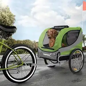 Hundeanhänger Happypet Fahrradanhänger für Hunde