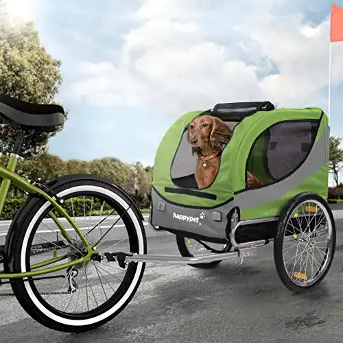 Hundeanhänger Happypet Fahrradanhänger für Hunde