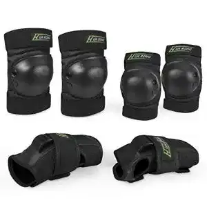 Inliner-Protektoren Everwell Protektoren Set, 6 in 1 Profi