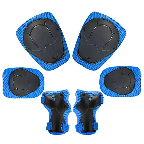 Inliner-Protektoren KUYOU Kinder Knieschoner Set 6 in 1