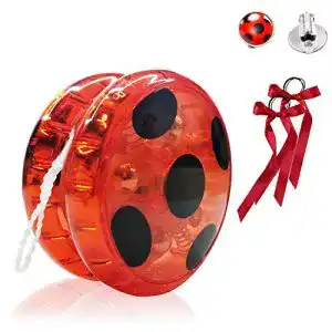 Jo-Jo Hook Ladybug Yo-Yo für Ladybug Kostüm Kinder, Blinklicht