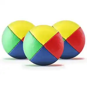 Jonglierbälle Diabolo Freizeitsport 3er Set mit Jonglage-Anleitung