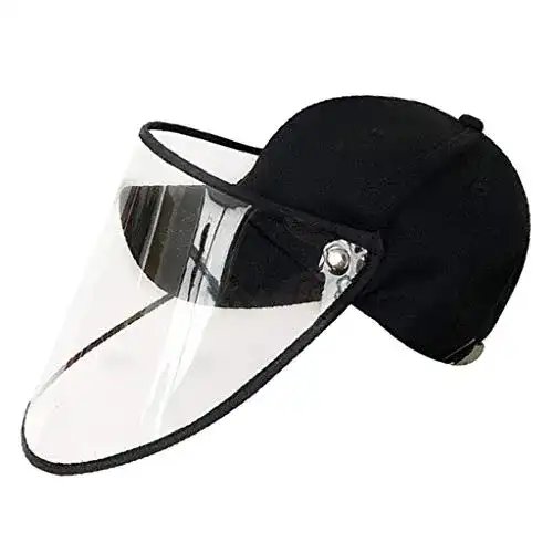 Kappe mit Visier dailymall Unisex Baseballcap Basecap Abnehmbar