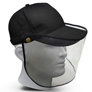 Kappe mit Visier Uakeii Premium Gesichtschild mit Baseball-Cap