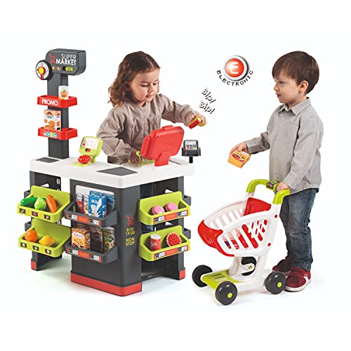 Kaufladen Smoby – Supermarkt mit Einkaufswagen Spielsupermarkt