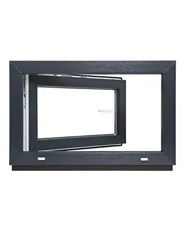 Kellerfenster Panorama24 – Kunststoff – Fenster – anthrazit – 3-fach