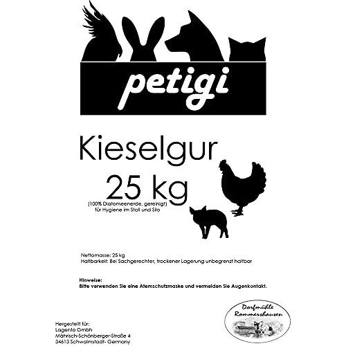 Kieselgur Petigi Pulver Puder 5-25kg Kieselerde Naturprodukt