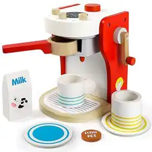Kinder-Kaffeemaschine TONZE Kaffeemaschine Kinder Holz