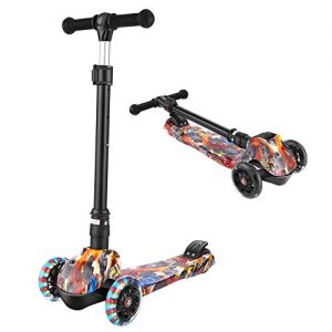 Kinder-Scooter WeSkate Dreiradscooter Faltbar Roller für Kinder