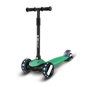 Kinder-Scooter XJD Kinderscooter Kinderroller mit 3 LED Rädern