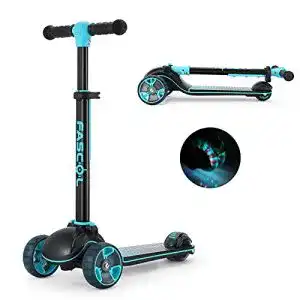 Kinderroller Fascol Faltbar Dreiradscooter ab 3-12 Jahre mit LED