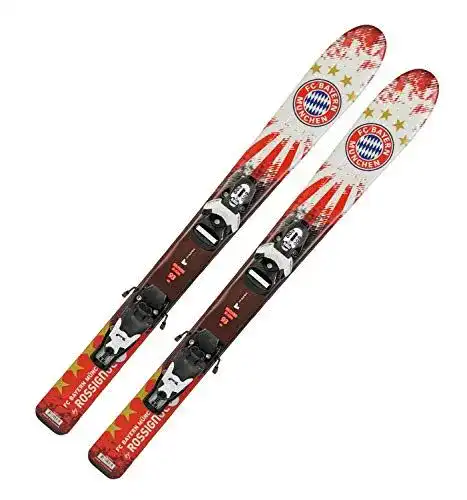 Kinderski VDP Rossignol Bayern München 93cm + Bindung Look