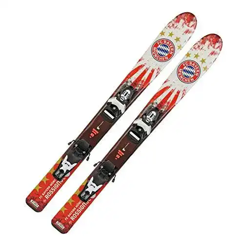 Kinderski VDP Rossignol Bayern München 93cm + Bindung Look