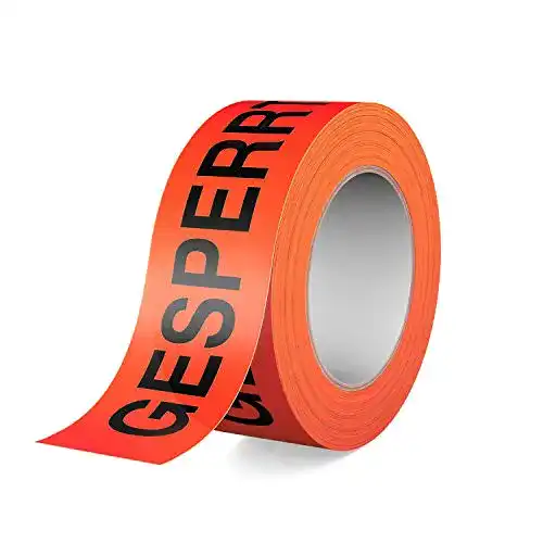 Klebeband gesperrt Gerband 404 – Warnband – Klebeband Gesperrt