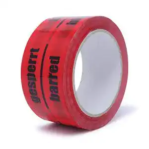 Klebeband gesperrt