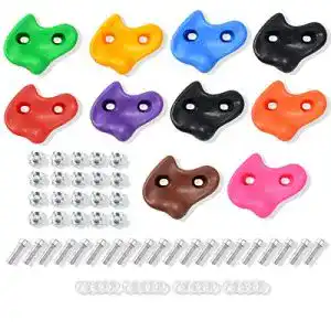 Klettergriffe nobrand Kinder Set, Indoor Klettersteine 10 Stück (A)